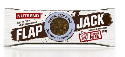 Nutrend FLAPJACK GLUTEN FREE 100 g - čoko/kokos s hořkou čokoládou