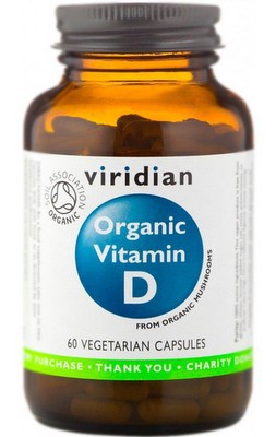 Levně Viridian Nutrition Viridian Vitamín D 60 kapslí organic
