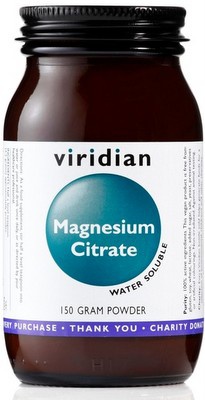Levně Viridian Nutrition Viridian Magnesium Citrate Powder 150g