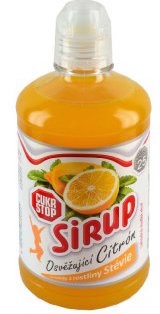 Levně CUKRSTOP CUKR STOP sirup 650g - Osvěžující citrón