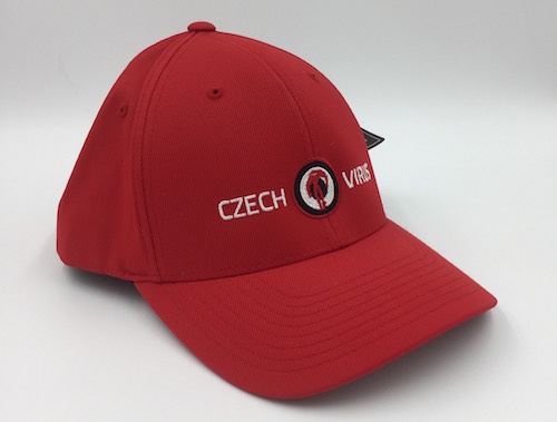 Levně Czech Virus Flexit High Performance kšiltovka červená S/M