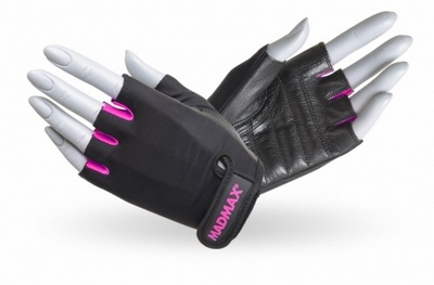 Levně Mad Max Fitness rukavice Rainbow MFG251 růžové - XS