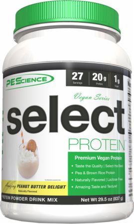 PEScience Vegan Select Protein 837g - Peanut butter delight