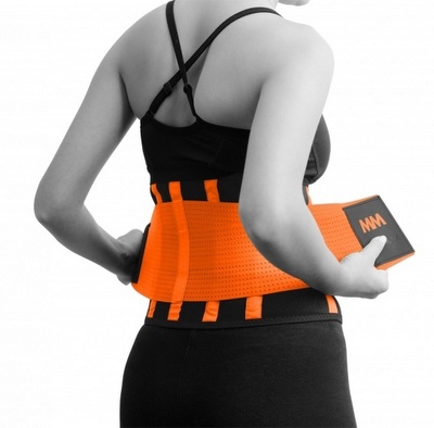 Levně MAD MAX Slimming Belt MFA277 oranžová - L