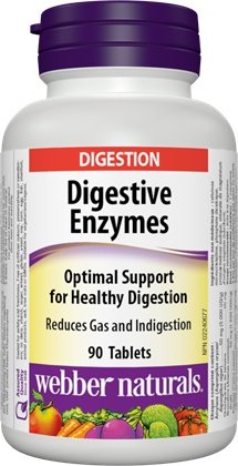 Webber Naturals Digestive Enzymes 90 kapslí