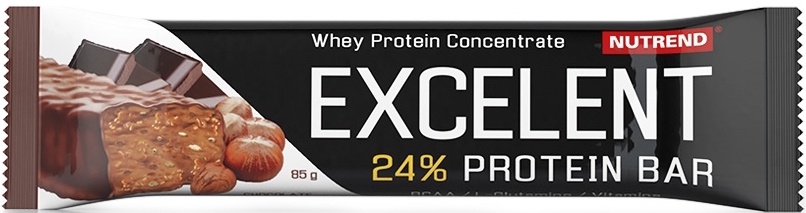 Nutrend Excelent Protein Bar 85 g - čokoláda s oříšky
