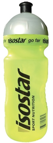Isostar Láhev Bidon 650 ml - žlutá neon (push pull)