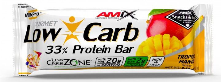 Levně Amix Nutrition Amix Low Carb 33% Protein bar 60g - tropical mango