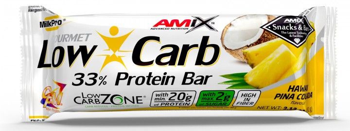 Amix Nutrition Amix Low Carb 33% Protein bar 60g - piňacolada