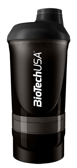 Levně Biotech USA BioTechUSA šejkr Wave+ 600ml + 200ml + 150ml - černá