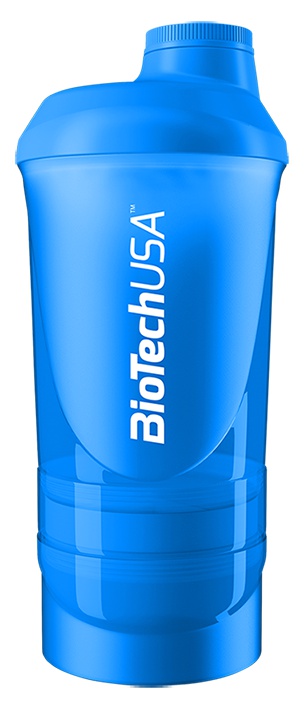 Biotech USA BioTechUSA šejkr Wave+ 600ml + 200ml + 150ml - modrá