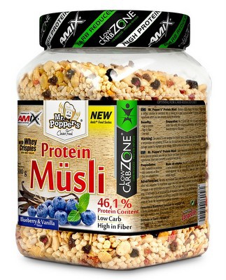 Levně Amix Nutrition Amix Protein Müsli 500 g - borůvka/vanilka