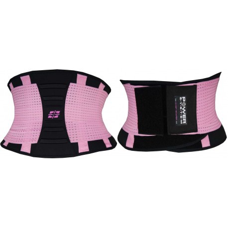 Levně Power System Bederní pás Waist Shaper růžová - S/M