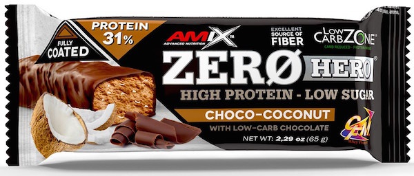 Levně Amix Nutrition Amix Zero Hero 31% Protein bar 65g - Chocolate-Coconut
