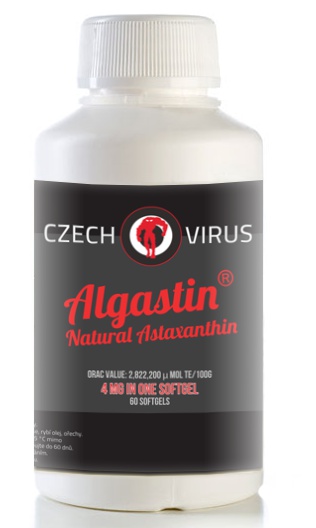 Levně Czech Virus Algastin natural astaxanthin 60 kapslí
