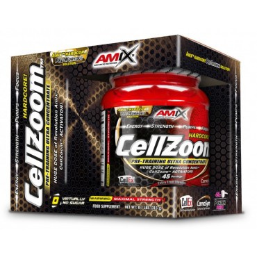 Amix Nutrition Amix CellZoom Hardcore 315 g - modrá malina
