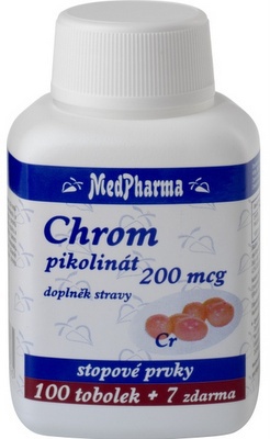 Levně MedPharma Chrom pikolinát 200mcg 107 tablet