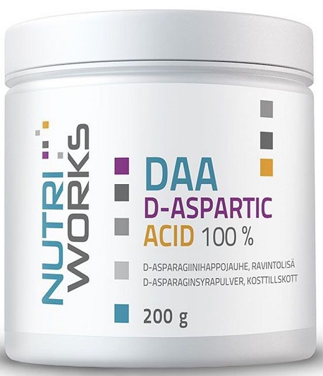 NutriWorks DAA D-ASPARTIC ACID 100% 200g