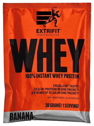 Levně Extrifit 100% Whey Protein 30 g - banán