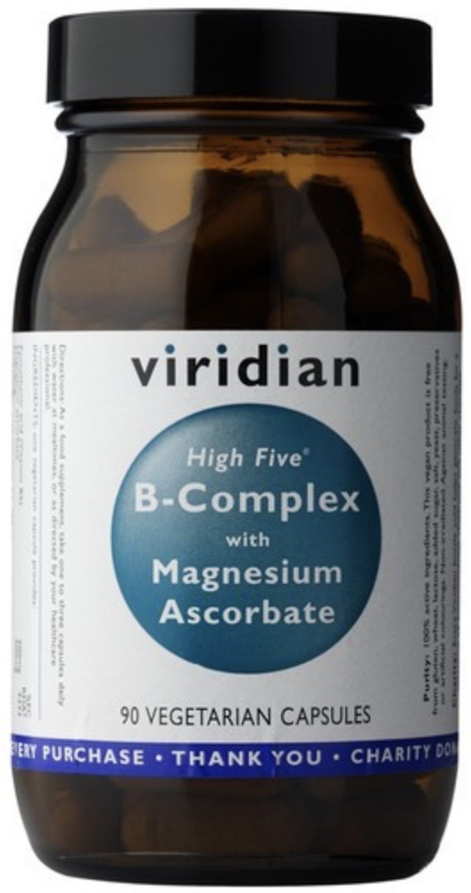 Levně Viridian Nutrition Viridian High Five B Complex with Magnesium Ascorbate 90 kapslí