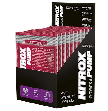 Prom-IN Nitrox Pump Extreme, 150 g Příchuť: Višeň