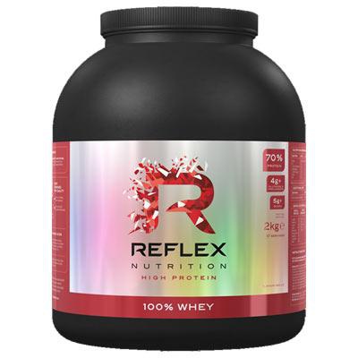 Levně Reflex Nutrition Reflex 100% Whey Protein 2000 g - vanilka + Vitamin D3 100 kapslí ZDARMA