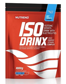 Nutrend Isodrinx s kofeinem 1000g - modrá malina