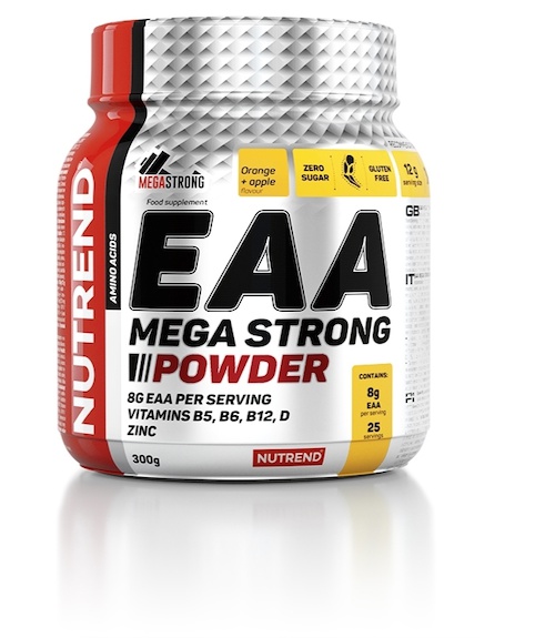 Levně Nutrend EAA Mega Strong powder 300g - pomeranč/jablko