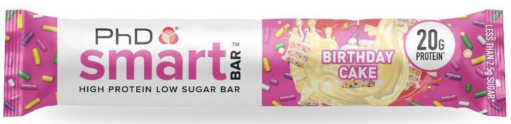 Levně PhD Nutrition PhD Smart Bar 64 g Birthday Cake