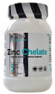 Levně HiTec Nutrition Health Line Zinc Chelate 500 mg 90 tablet