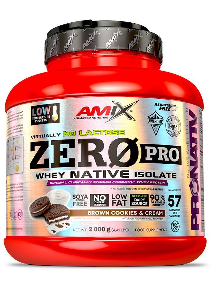 Levně Amix Nutrition Amix ZeroPro protein 2000 g - Creamy Vanilla Cheesecake