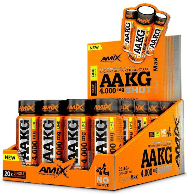 Levně Amix Nutrition Amix AAKG 4000 mg shot 20x 60 ml limetka