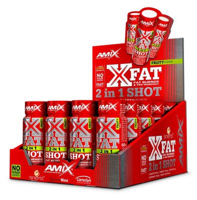 Levně Amix Nutrition Amix XFat 2 in 1 shot 20x60 ml - fruity