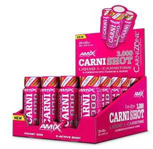 Amix Nutrition Amix Carni Shot 3000mg 20 x 60ml - lemon