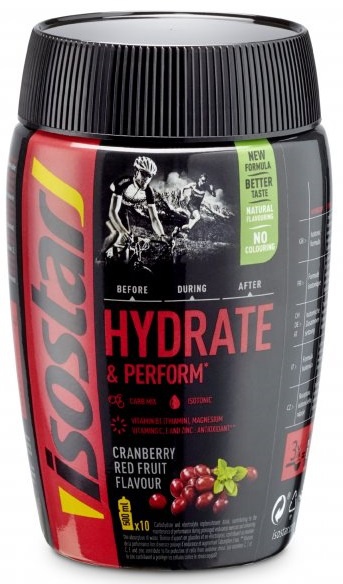Isostar Hydrate & Perform 400 g - brusinka