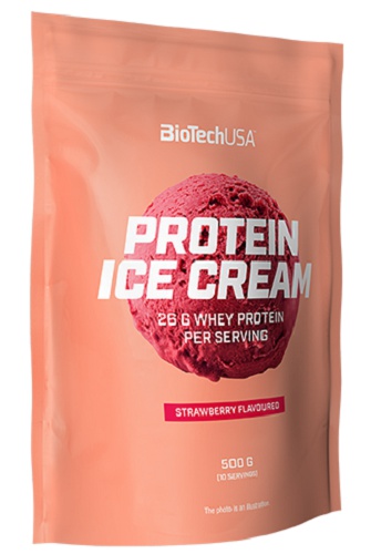 Biotech USA BiotechUSA Protein Ice Cream 500 g - jahoda