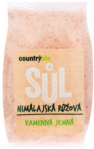 Levně Country Life Himalájská sůl růžová jemná - 500g