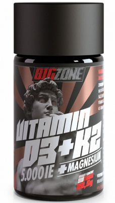 Levně Big Zone Vitamin D3 + K2 + Magnesium 90 tablet