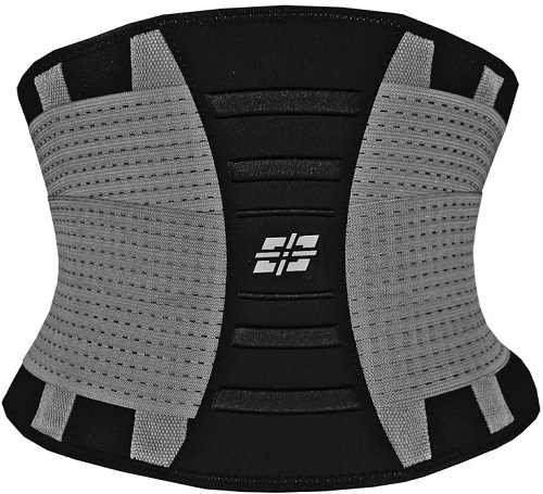 Levně Power System Bederní pás Waist Shaper šedá - L/XL