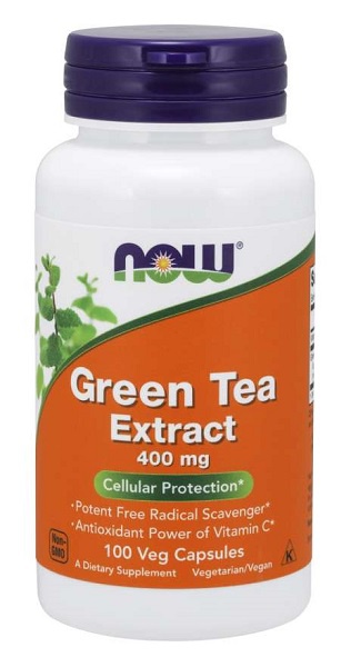Levně Now Foods Green Tea 400 mg 100 kapslí