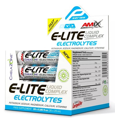 Amix Nutrition Amix E-lite Electrolytes 20x25 ml - pomeranč