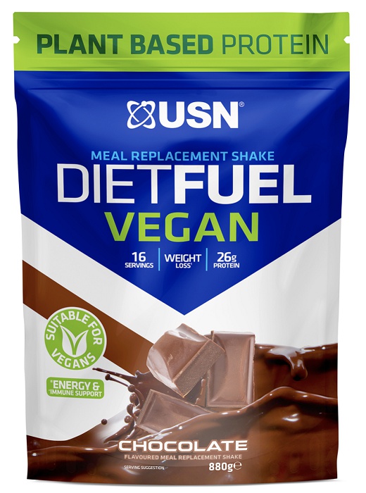 USN (Ultimate Sports Nutrition) USN Diet Fuel Vegan 880g - čokoláda