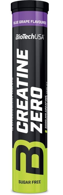 Biotech USA BioTechUSA Creatine Zero 18 šumivých tablet - modrý hrozen