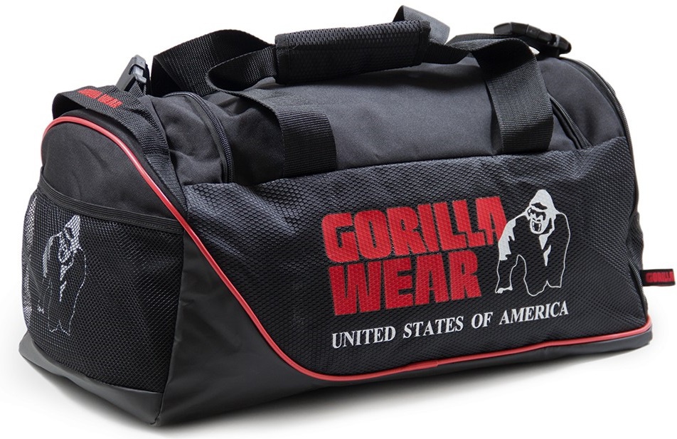 Levně Gorilla Wear Sportovní taška Jerome Gym Bag Black/Red