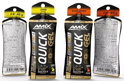 Amix Nutrition Amix Quick Gel 45 g - krvavý pomeranč