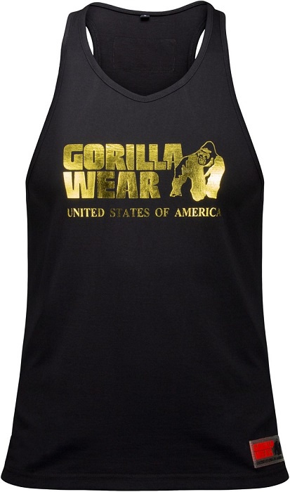 Levně Gorilla Wear Pánské tílko Classic Tank Top Gold - XL