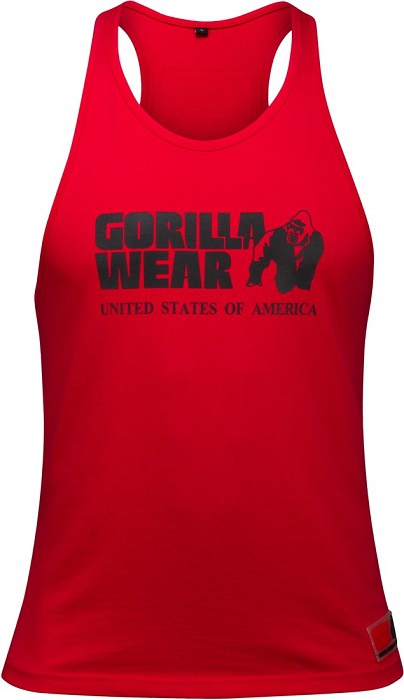 Gorilla Wear Pánské tílko Classic Tank Top Red - M