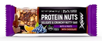 Levně Amix Nutrition Amix Protein Nuts Bar 40 g - Nuts/Fruits