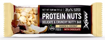 Levně Amix Nutrition Amix Protein Nuts Bar 40 g - Cashew/Coconut