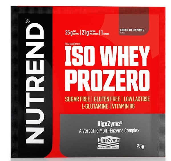 Nutrend Iso Whey Prozero 25g - čokoládové brownies